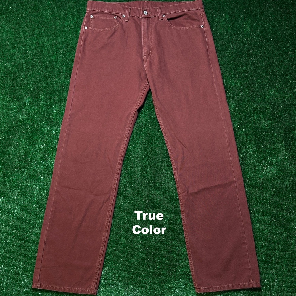 Rare Levi's 505 Bedford Cord "Rum" 36x32 - Picture 2 of 14